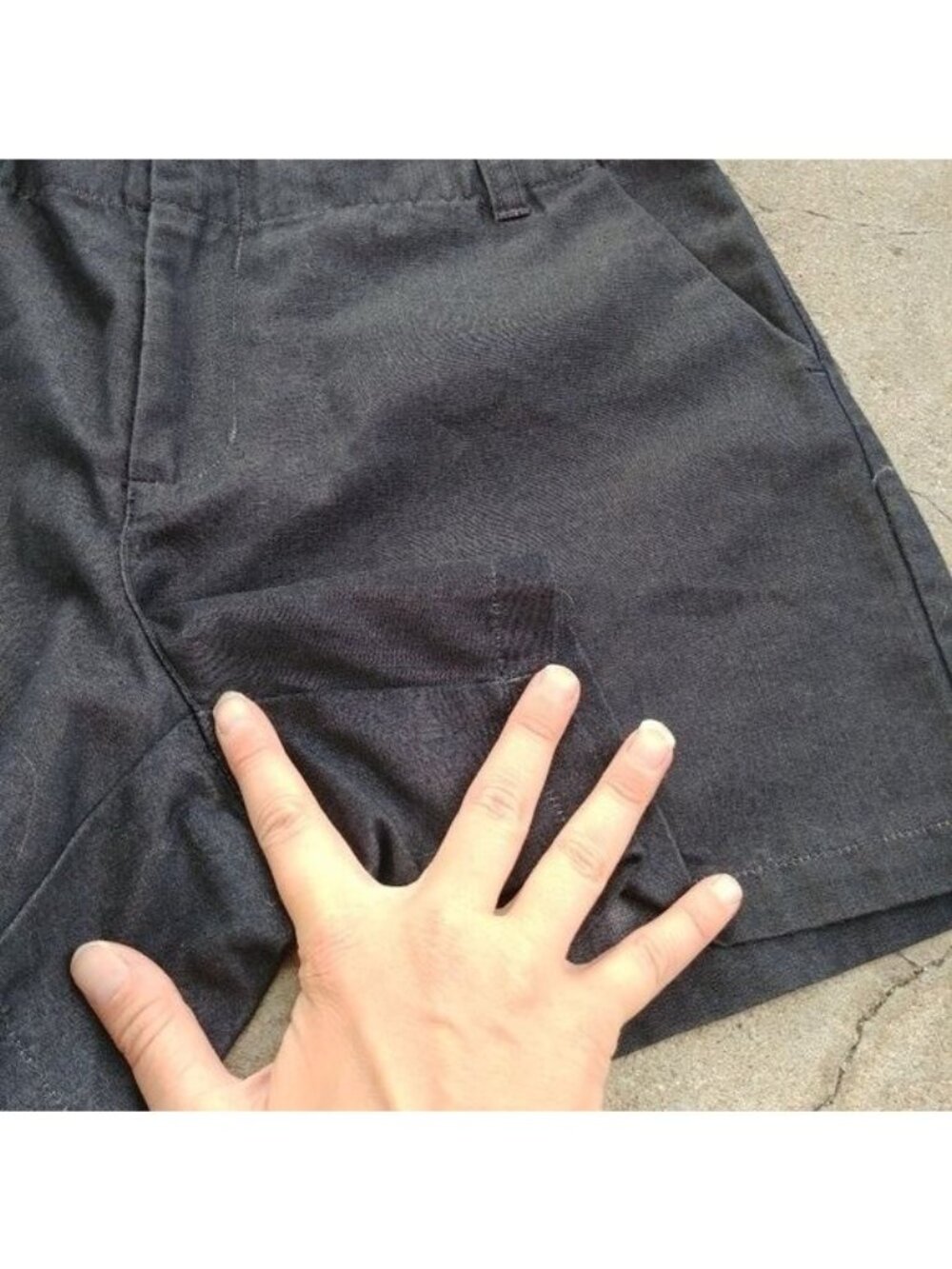 Banana Republic Factory Women's Size 4 Denim Twill Shorts 3" Inseam Dark Wash - Picture 4 of 4